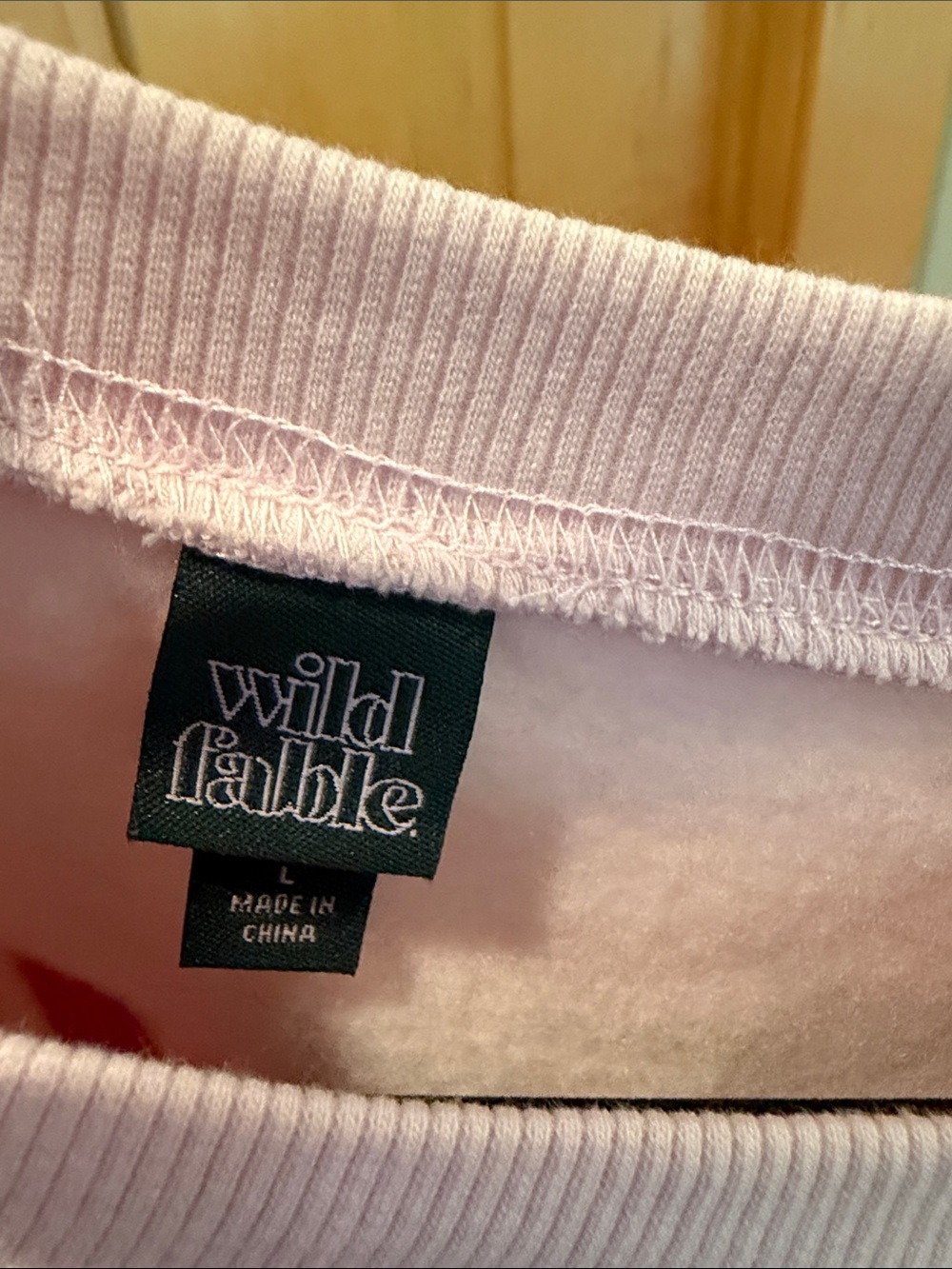 wild fable Light Pink Oversized Graphic Beach Front Hotel Sweatshirt - Picture 4 of 4
